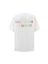 Load image into Gallery viewer, White Rainbow Logo T-shirt
