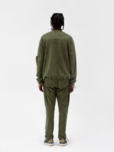 Load image into Gallery viewer, Olive Suede Fabric Capsule Pockets  Drawstring Trousers