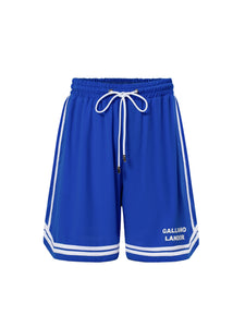 Klein Blue Mesh Drawstring Shorts