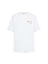 Load image into Gallery viewer, White Rainbow Glitter Logo T-shirt