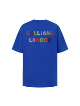 Load image into Gallery viewer, Klein Blue Rainbow Glitter Logo T-shirt