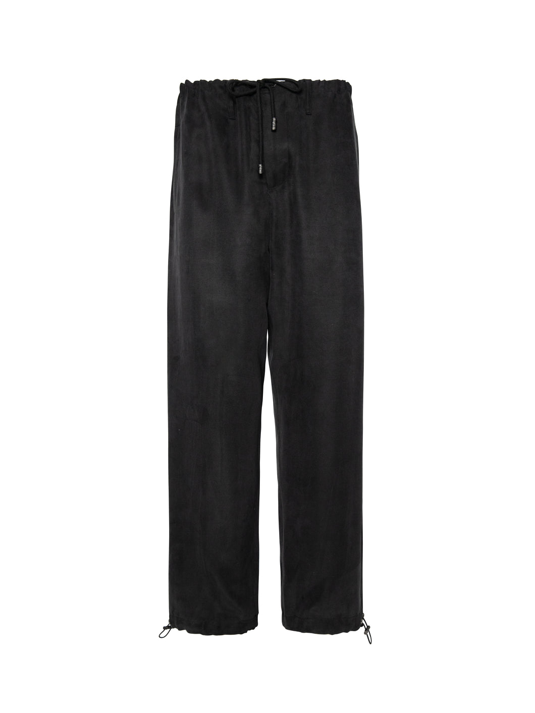 Cupro Silhouette Drawstring Trousers