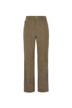Load image into Gallery viewer, Grayish Brown Corduroy Trousers