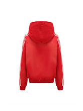 Load image into Gallery viewer, Watermelon Red Sunfade Stripe Hoodie