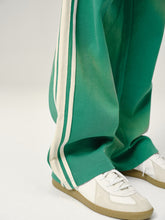 Load image into Gallery viewer, Aqua Green Sunfade Stripe Trousers