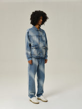 Load image into Gallery viewer, Sunfade Stripe Denim Trousers