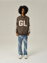Load image into Gallery viewer, Gray Washed Polo Sweater