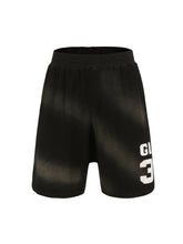 Load image into Gallery viewer, Black Sunfade Logo Shorts