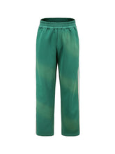 Load image into Gallery viewer, Aqua Green Sunfade Stripe Trousers