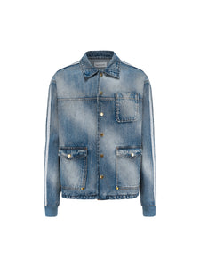 Sunfade Stripe Denim Jacket